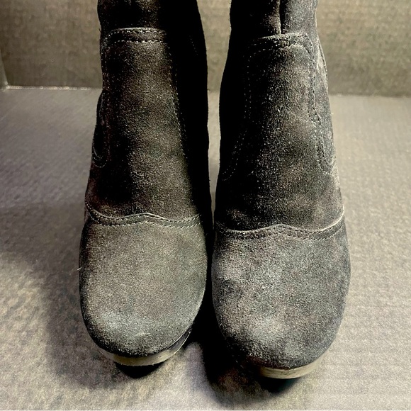 Michael Kors Black Suede Tall Boots EUC 5.5M Price Firm - Picture 11 of 15